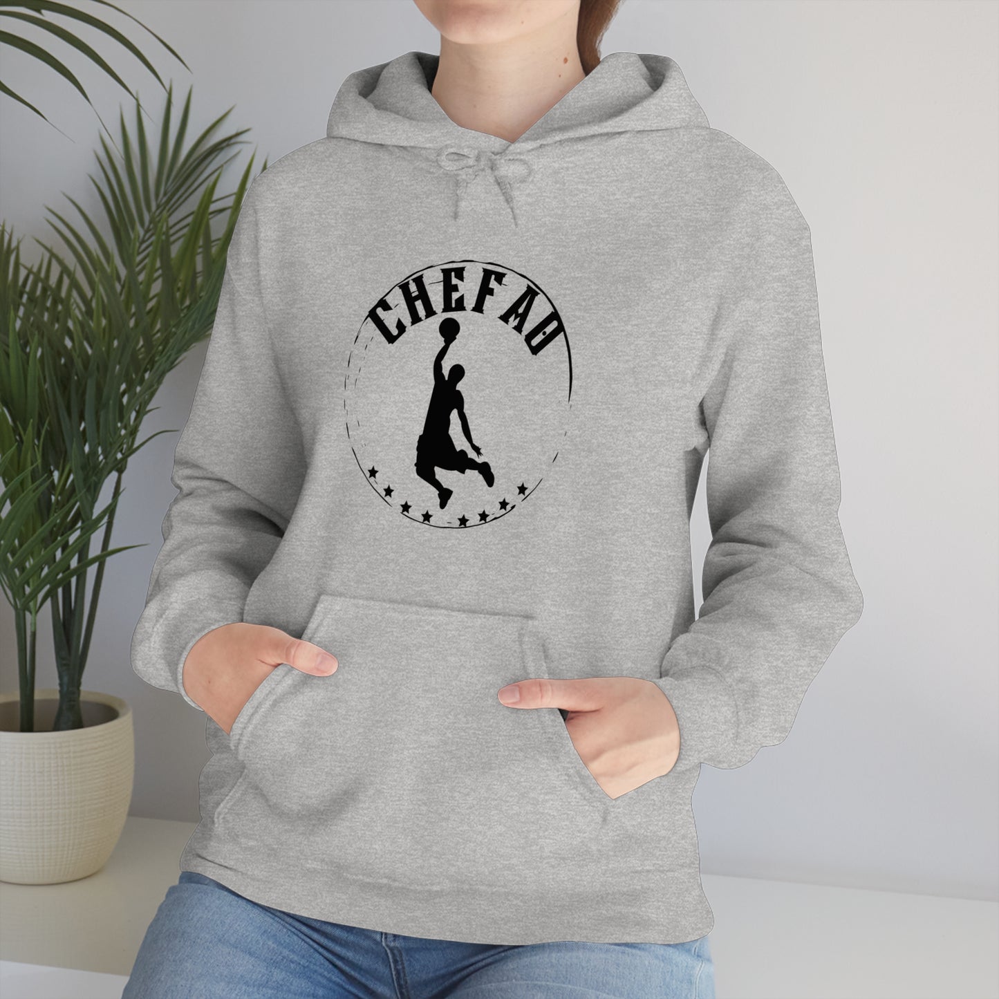 Chefao Basketball V Unisex Heavy Blend Hooded Sweatshirt