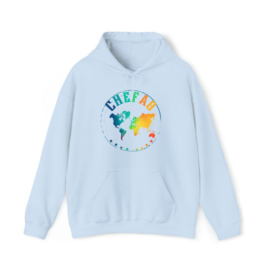 Chefao World I, Unisex Heavy Blend Hooded Sweatshirt