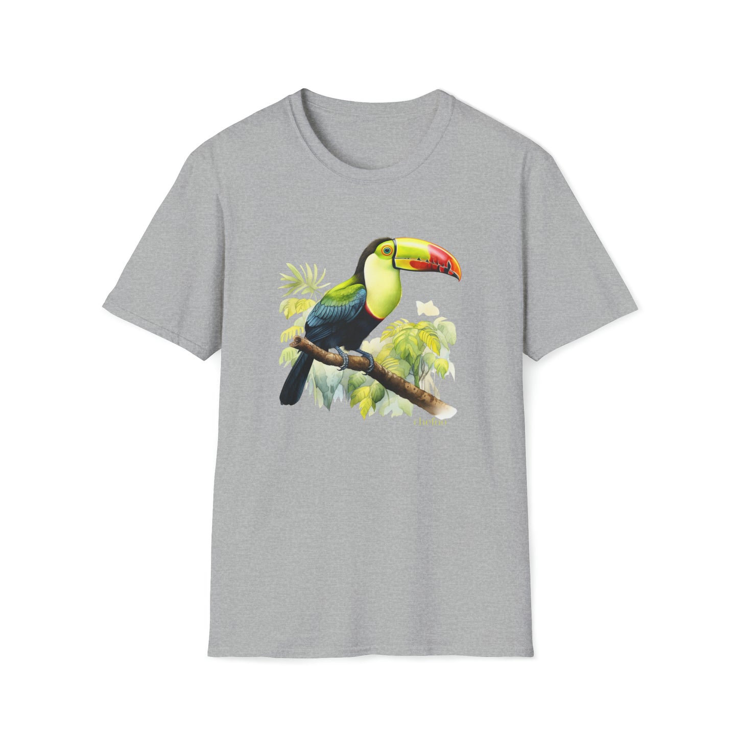 Keel Billed Toucan I,, Unisex Softstyle T-Shirt