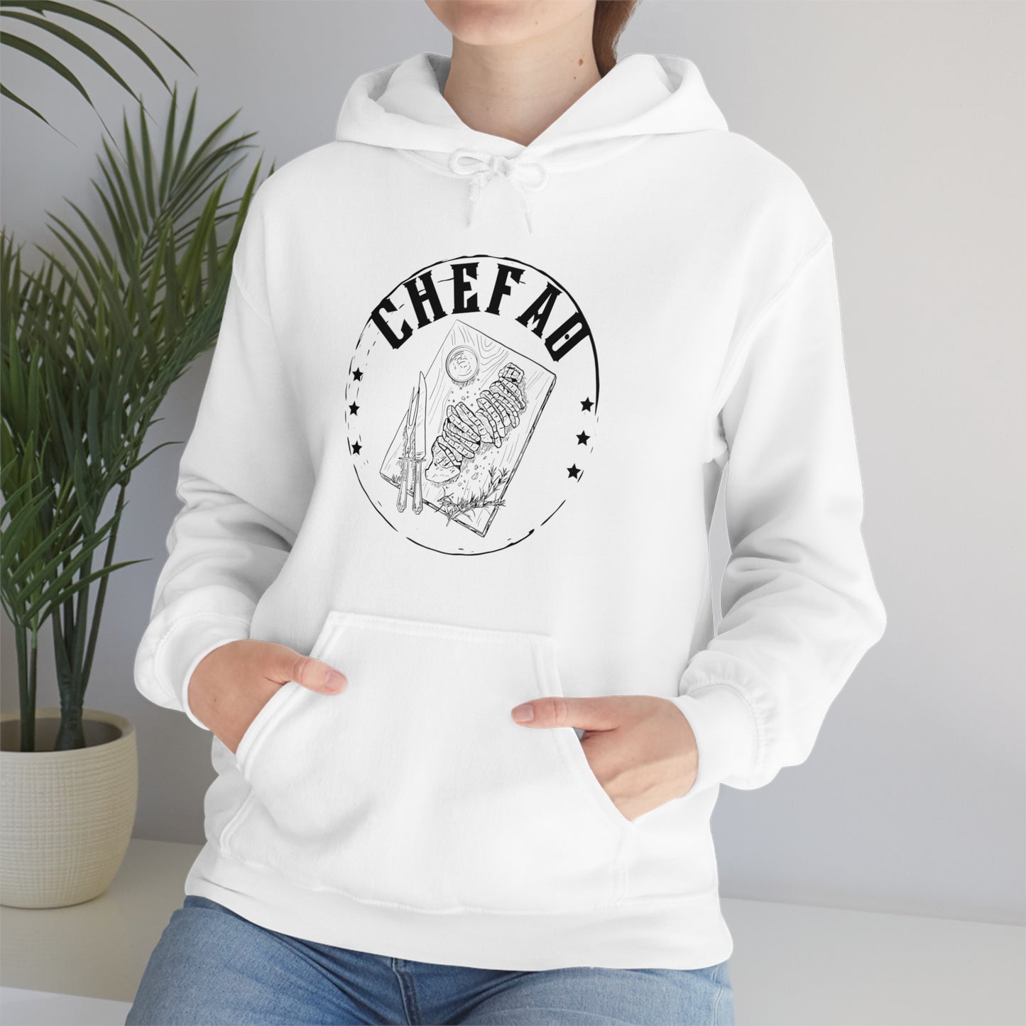 Chefao Barbque, Unisex Heavy Blend Hooded Sweatshirt