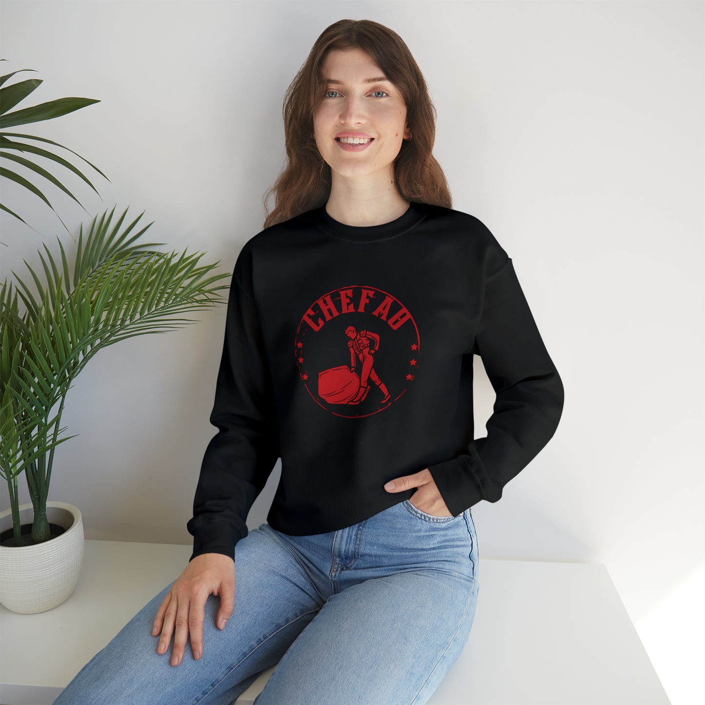 Chefao Bullfighter I, Unisex Heavy Blend Crewneck Sweatshirt