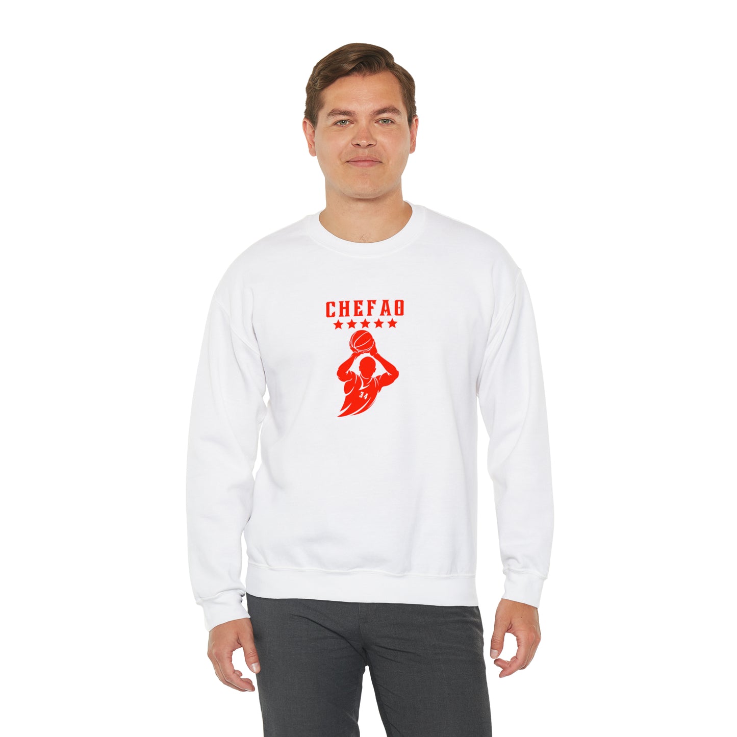 Chefao Basketball Dylan I, Unisex Heavy Blend Crewneck Sweatshirt