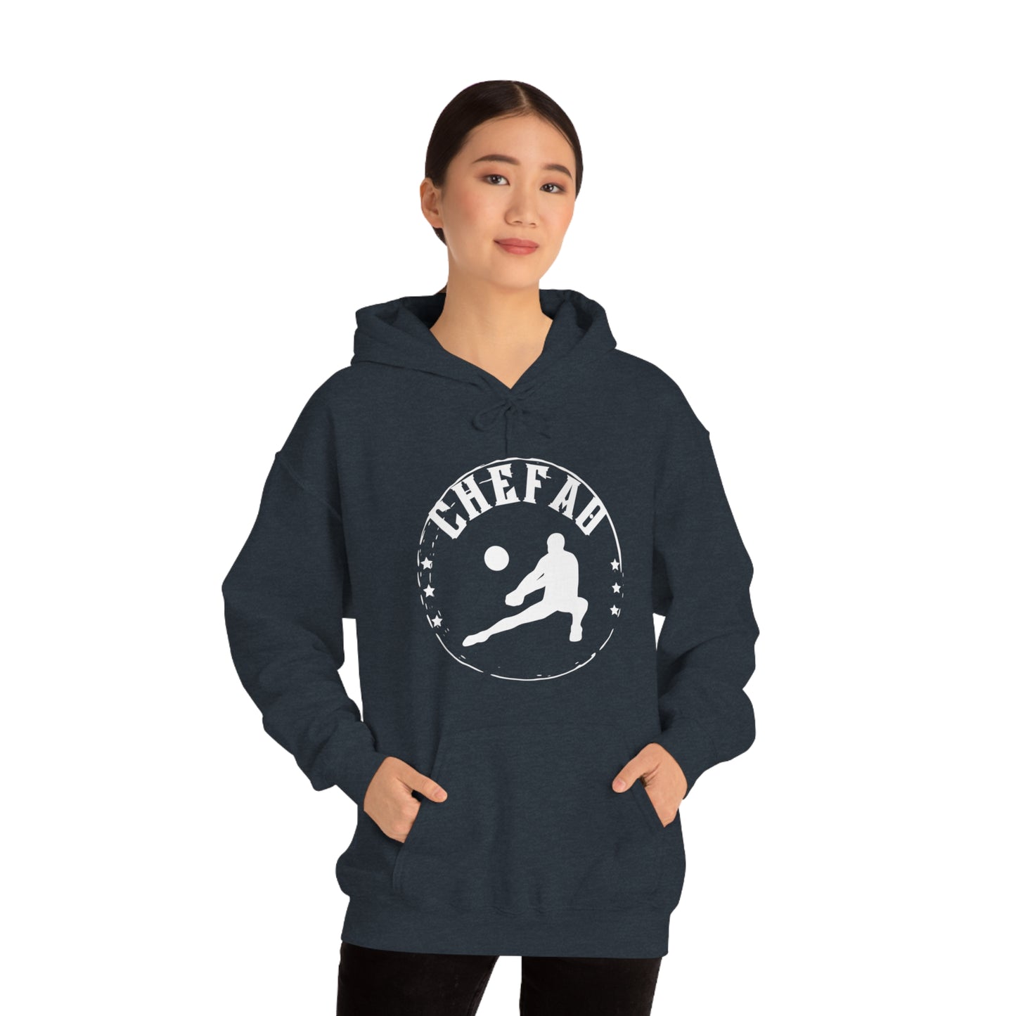 Chefao Volleyball II, Unisex Heavy Blend Hooded Sweatshirt