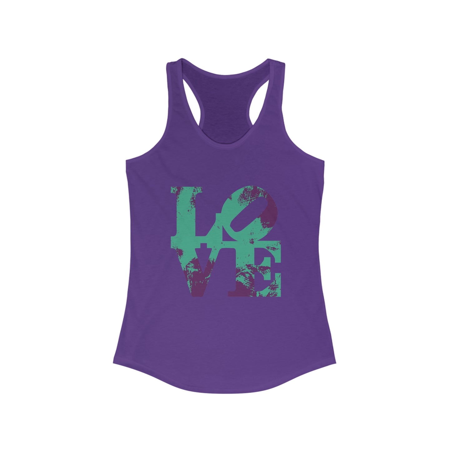 Chefao Love Blocks I, Women's Ideal Racerback Tank