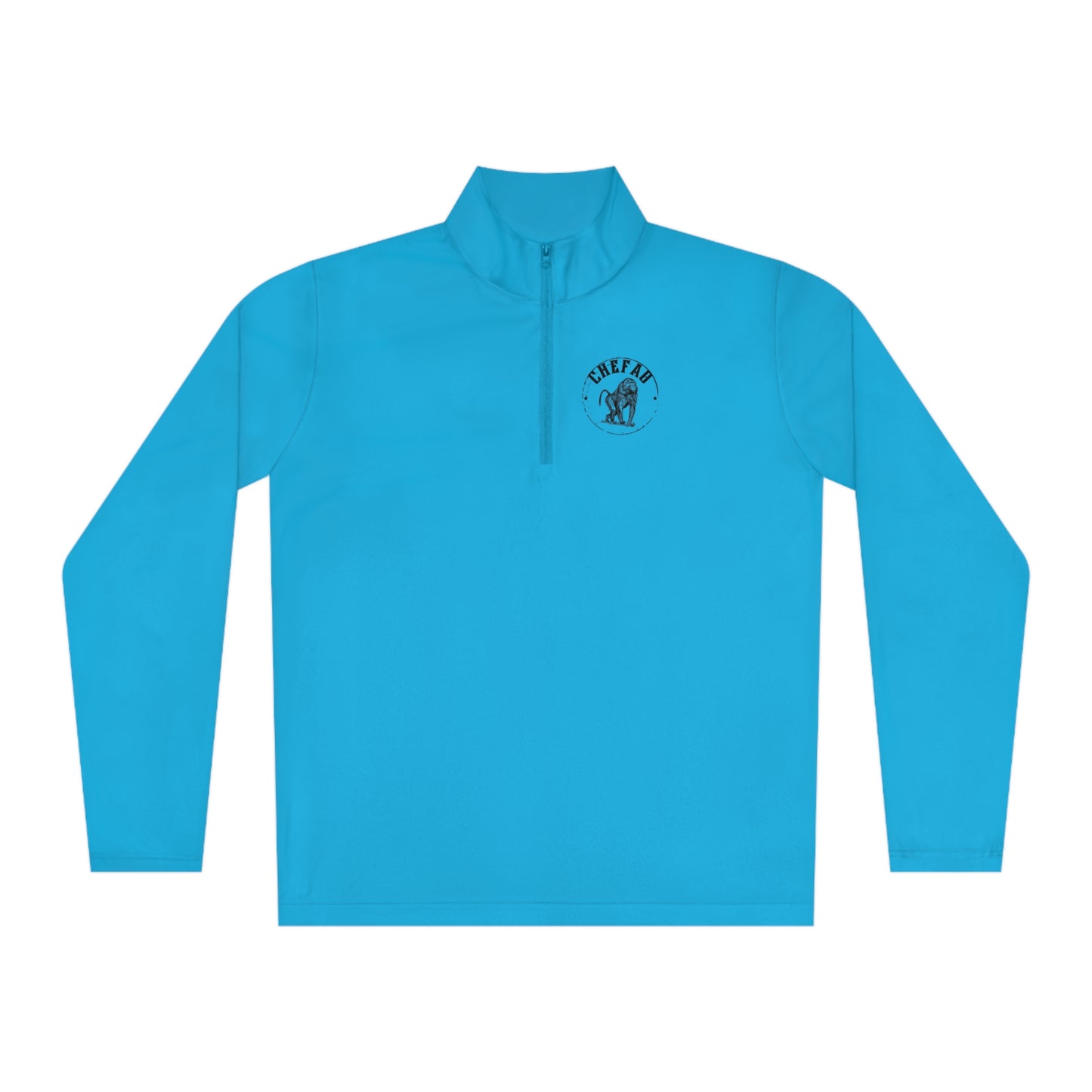 Chefao Baboon, Unisex Quarter-Zip Pullover