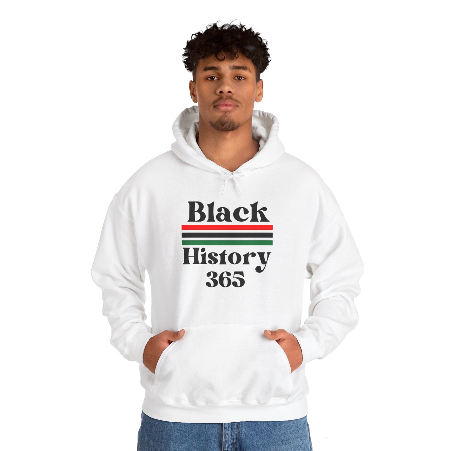 Chefao Black History 365, Unisex Heavy Blend Hooded Sweatshirt