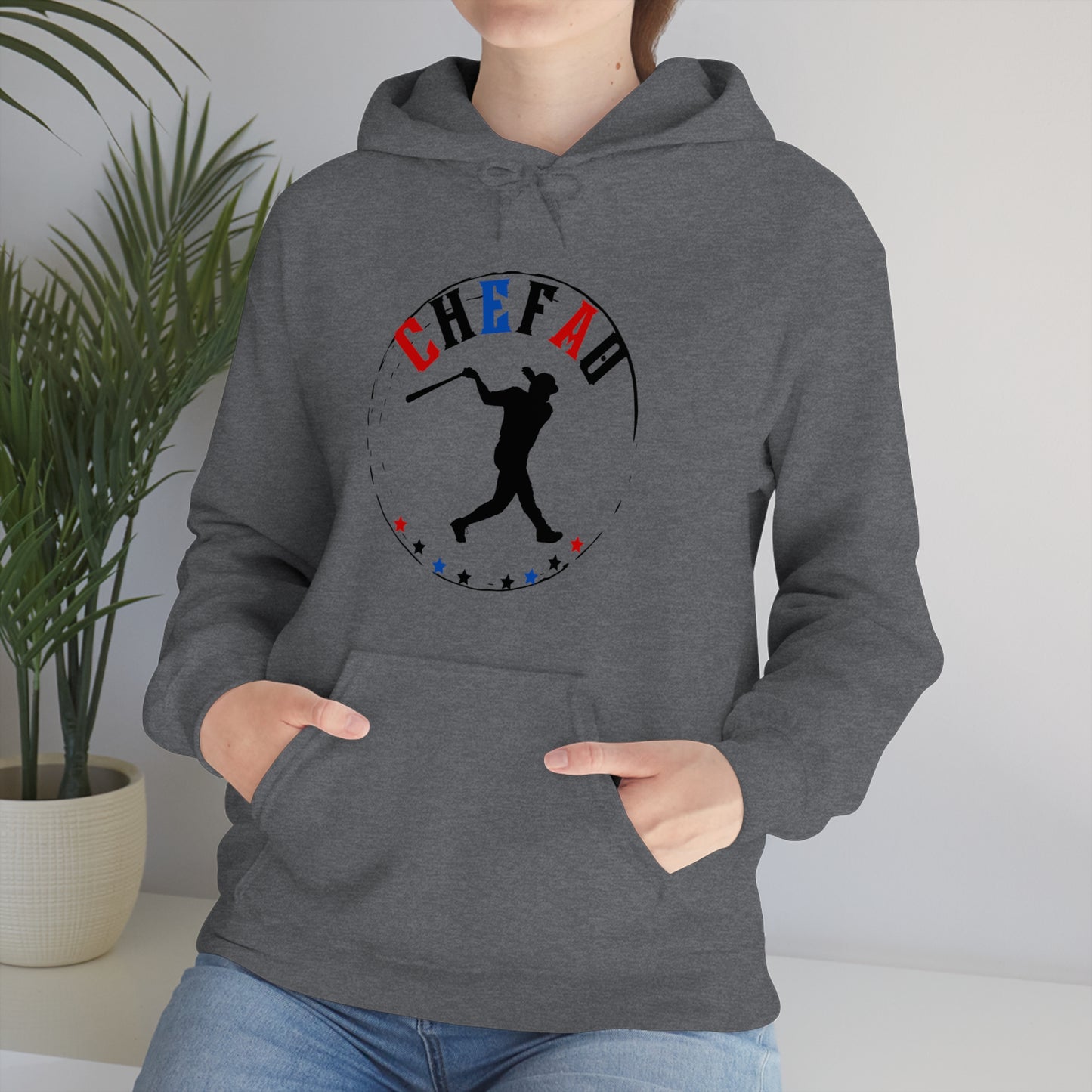 Chefao Baseball I, Unisex Heavy Blend Hooded Sweatshirt