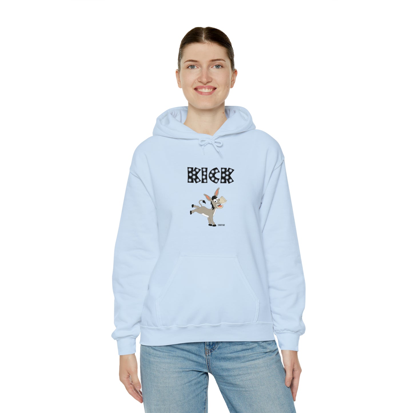 Chefao Kick I, Unisex Heavy Blend Hooded Sweatshirt