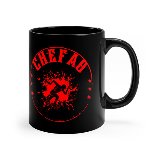 Chefao Sprint I, Black Coffee Mug, 11oz