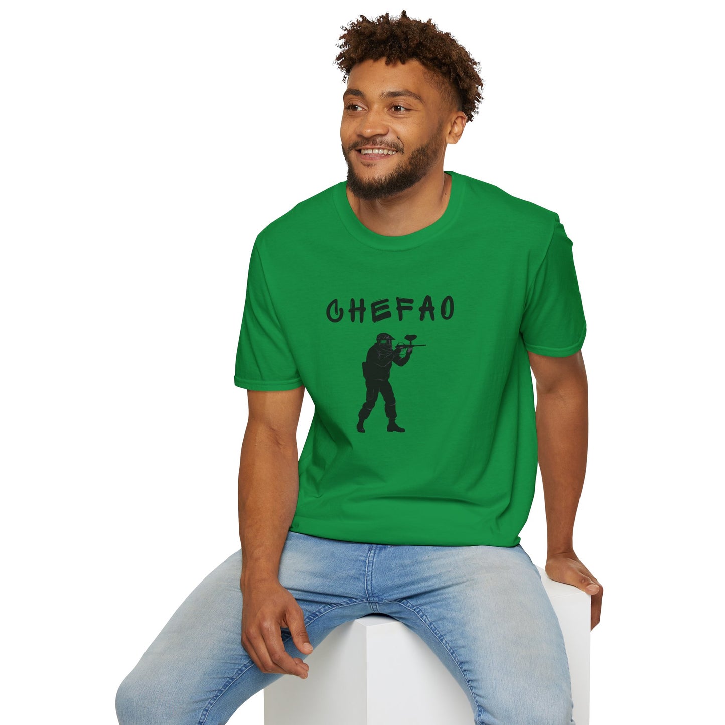 Chefao Paintball I, Unisex Softstyle T-Shirt