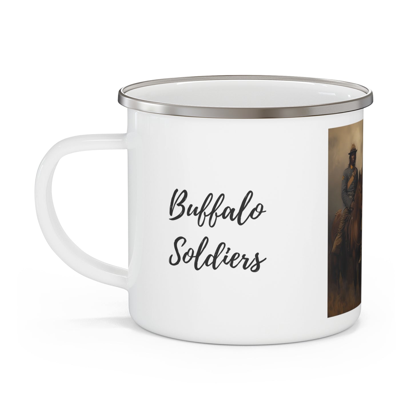 Buffalo Soldiers, Enamel Camping Mug