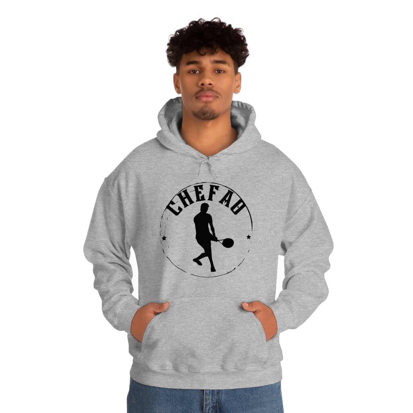 Chefao Tennis II, Unisex Heavy Blend Hooded Sweatshirt