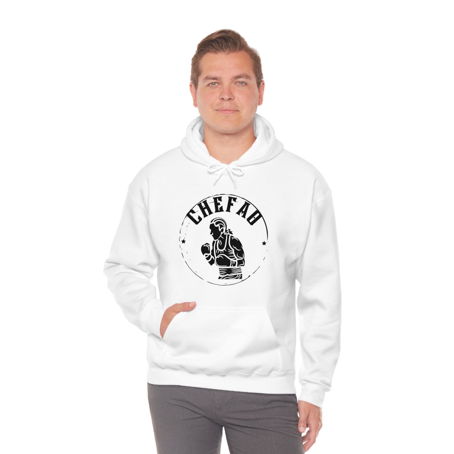 Chefao Boxer II, Unisex Heavy Blend Hooded Sweatshirt