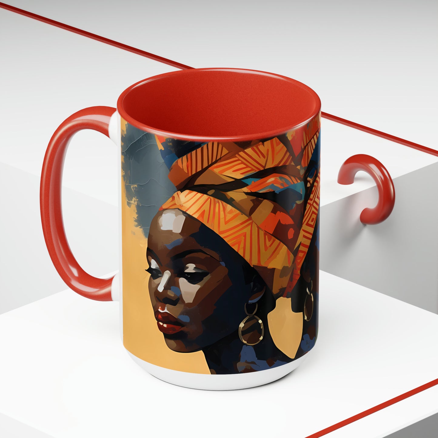 African Women Coffee Mug, 15oz