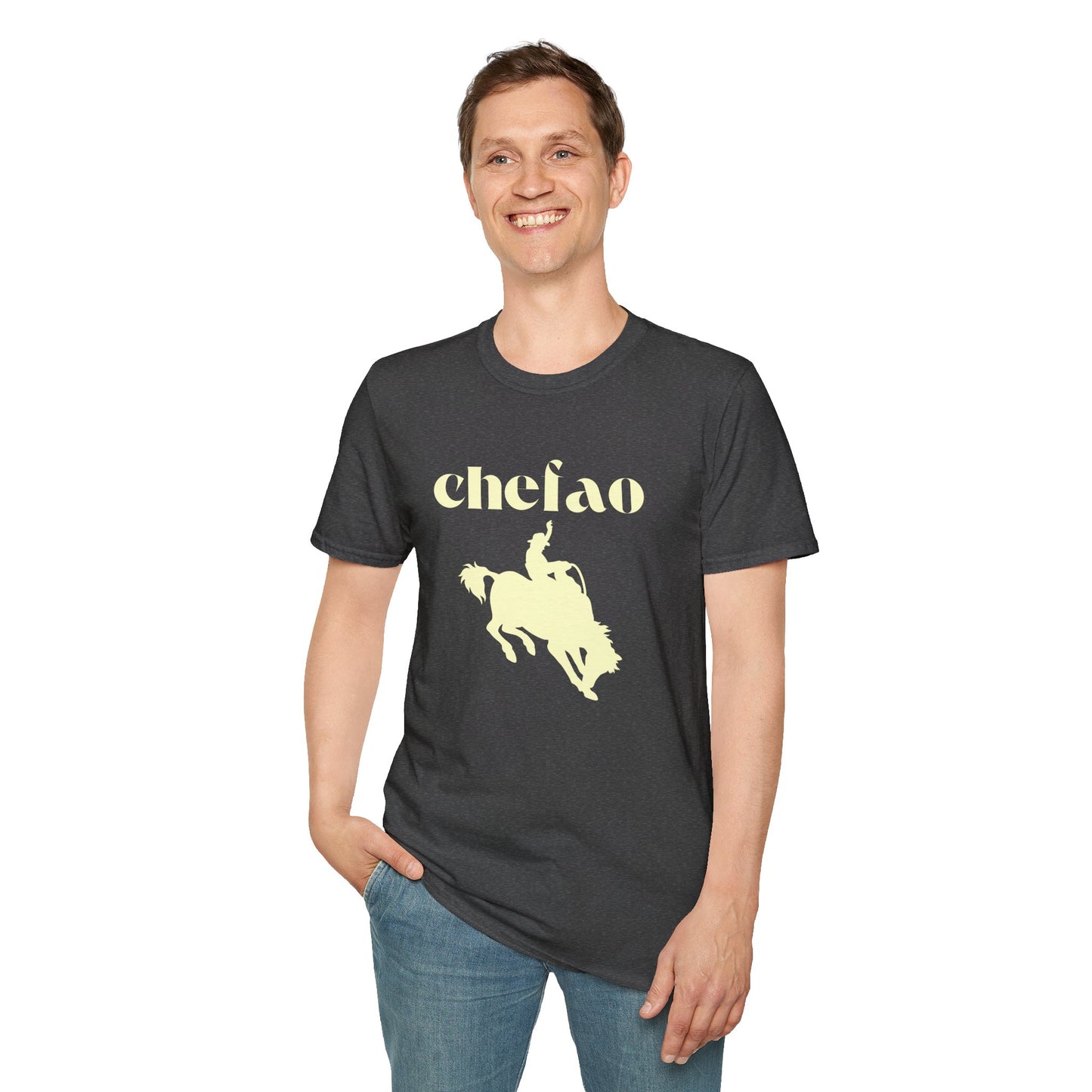 Chefao Cowboy X, Unisex Softstyle T-Shirt