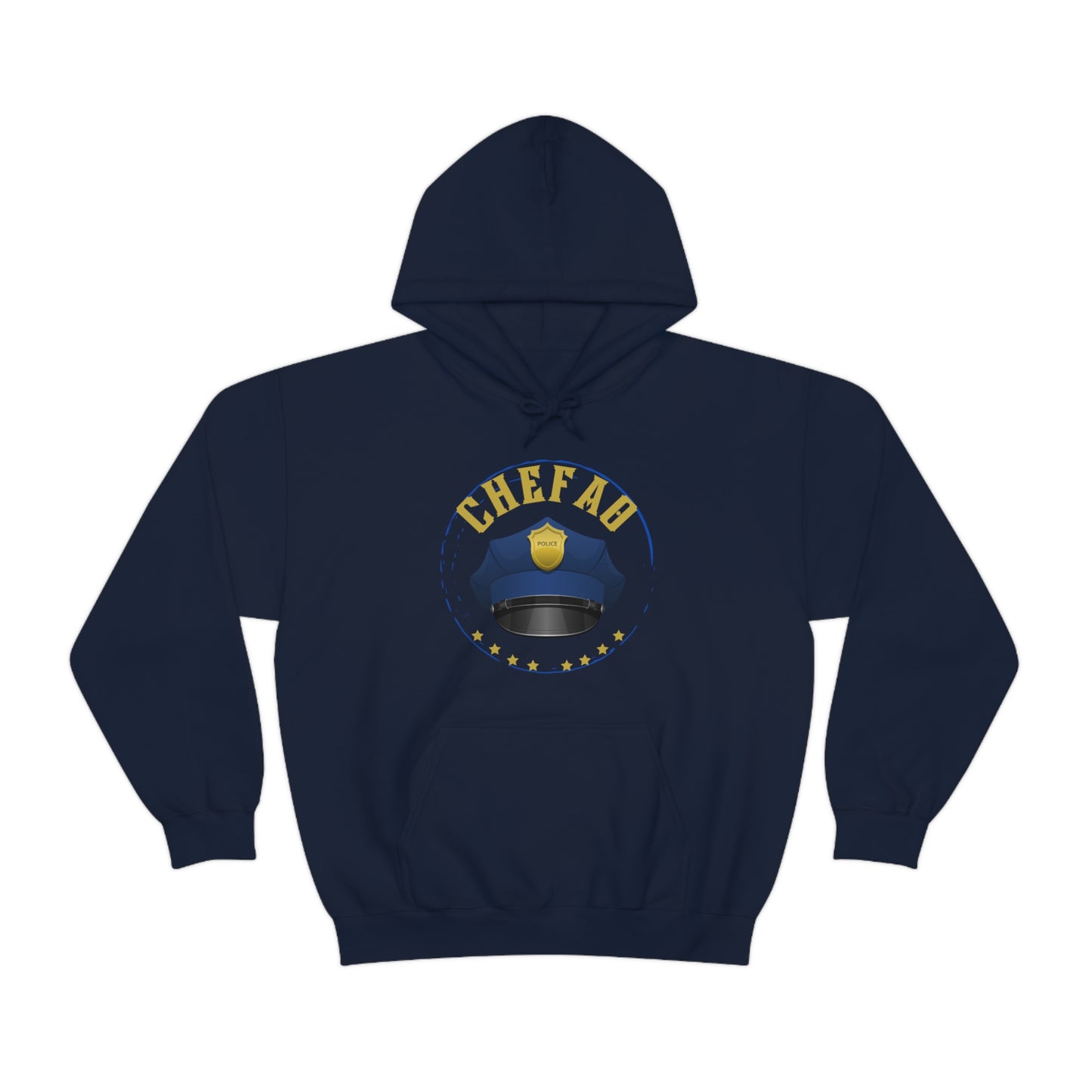 Chefao Police III, Unisex Heavy Blend Hooded Sweatshirt