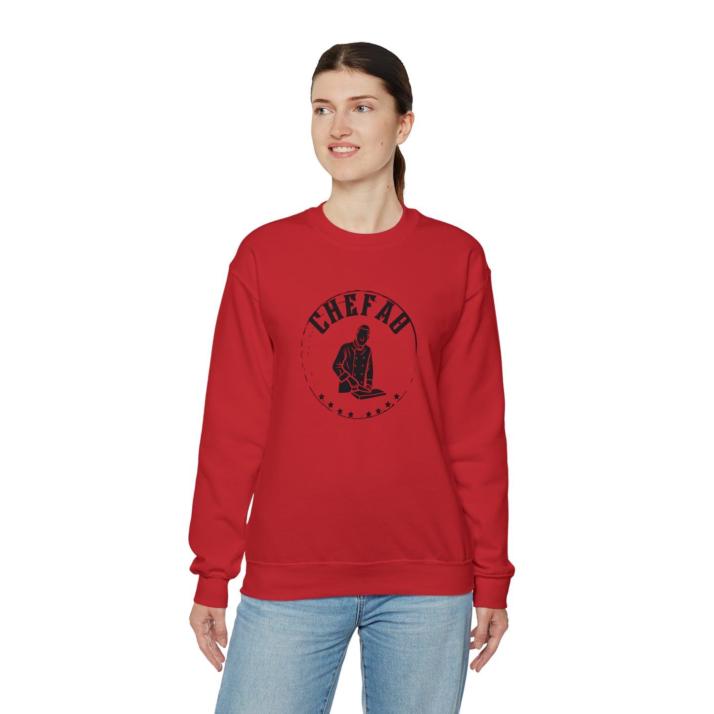 Chefao Chef II, Unisex Heavy Blend Crewneck Sweatshirt