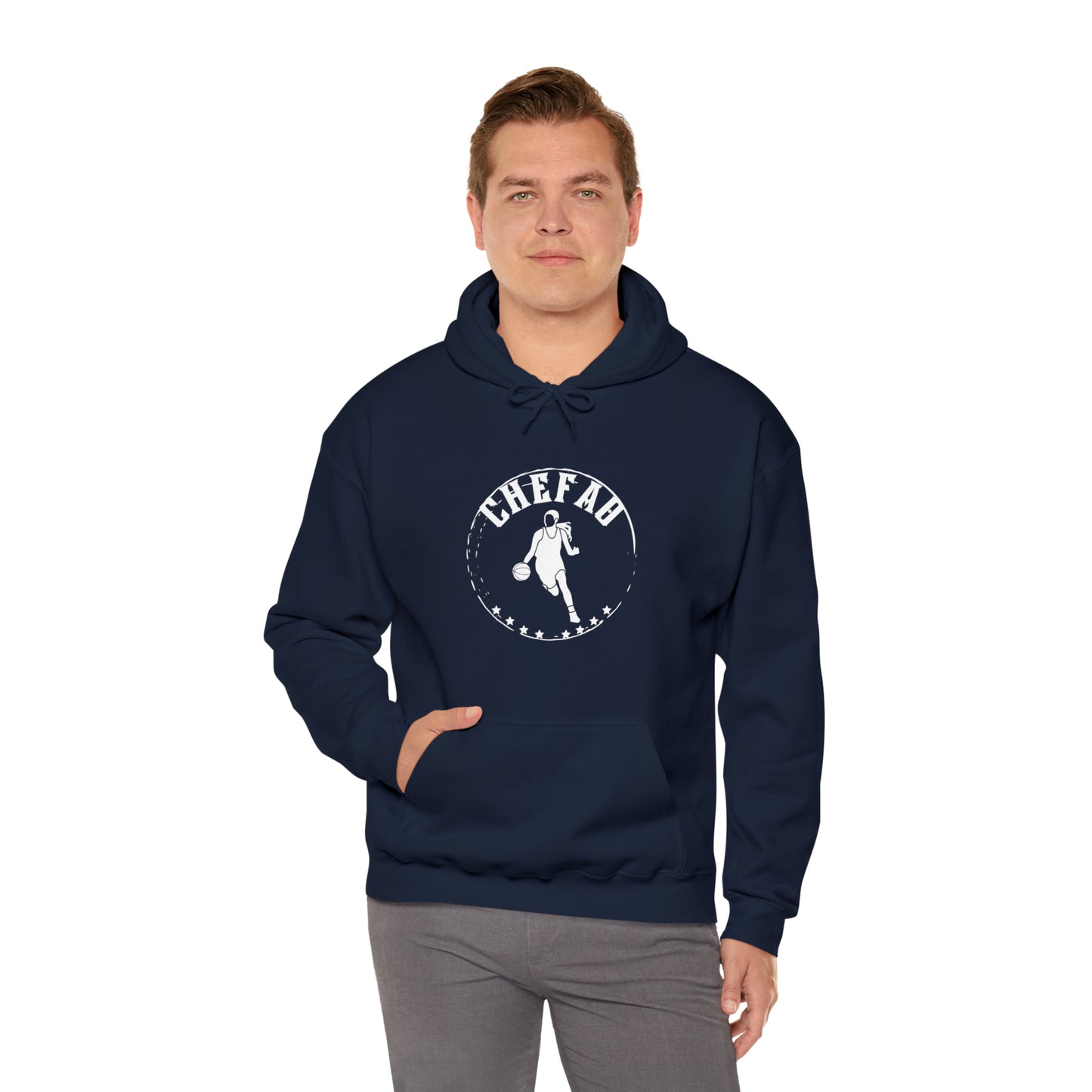 Chefao Basketball I, Unisex Heavy Blend Hooded Sweatshirt