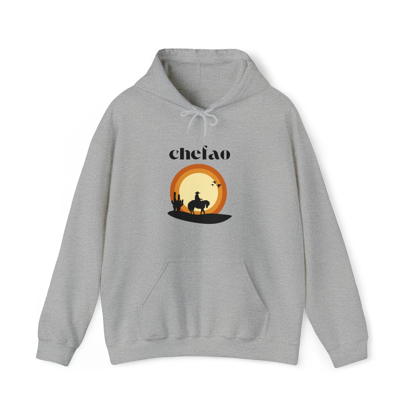 Chefao Cowboy VI, Unisex Heavy Blend Hooded Sweatshirt