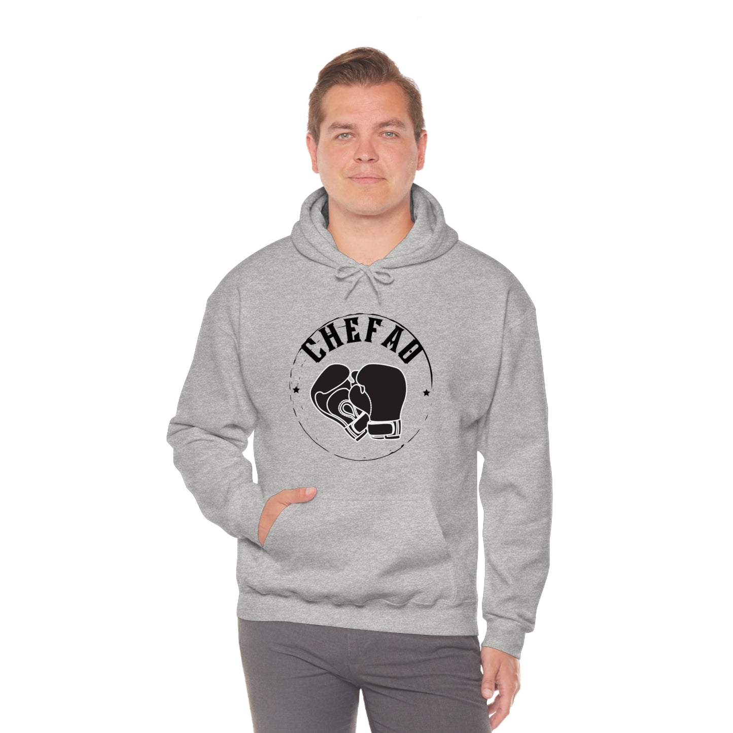 Chefao Boxing I, Unisex Heavy Blend Hooded Sweatshirt