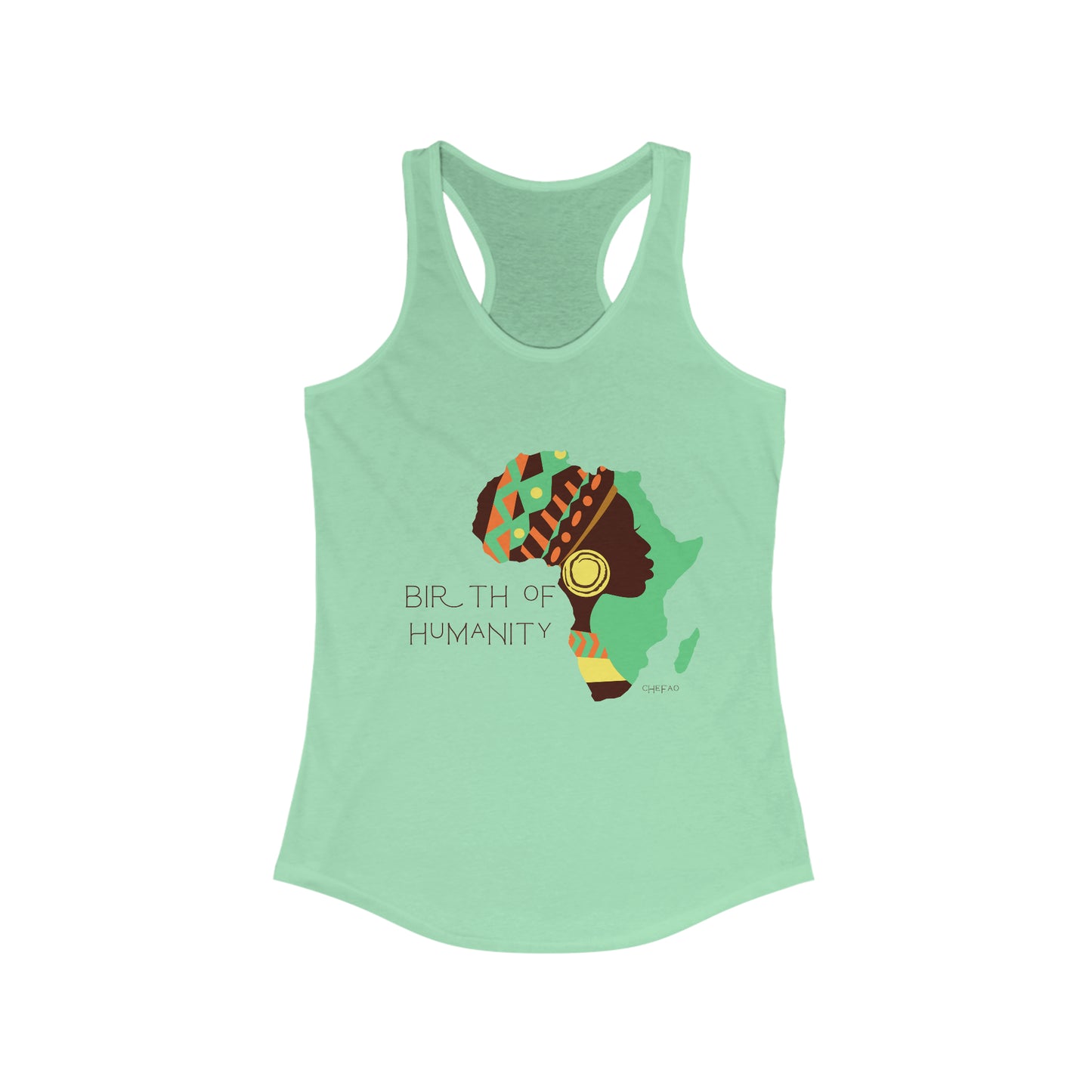 Birth of Humanity™ II, Women's Ideal Racerback Tank