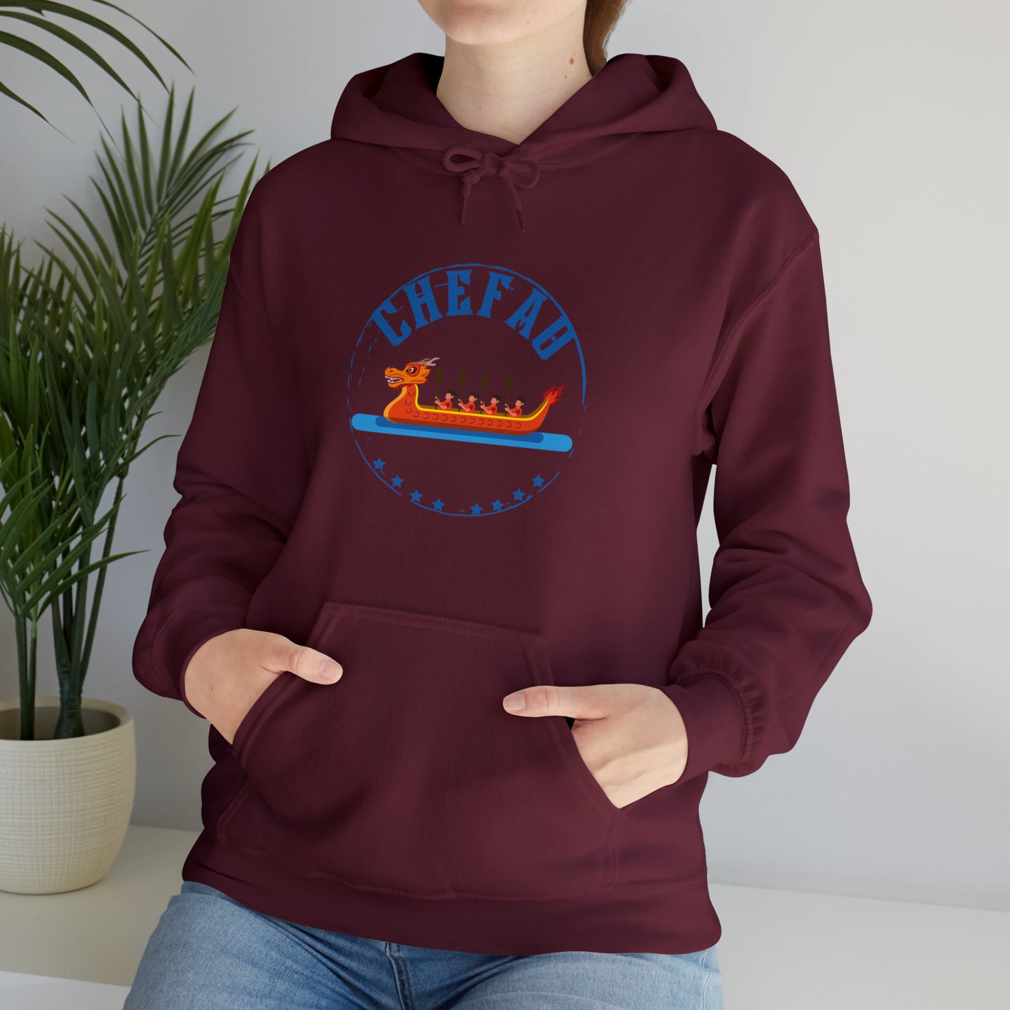 Chefao Dragonboat III, Unisex Heavy Blend Hooded Sweatshirt