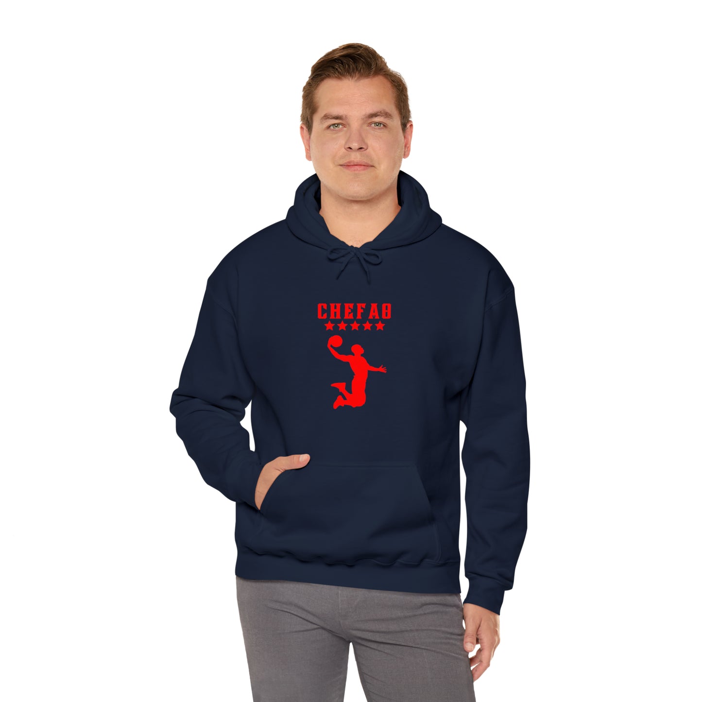 Chefao Basketball X, Unisex Heavy Blend Hooded Sweatshirt