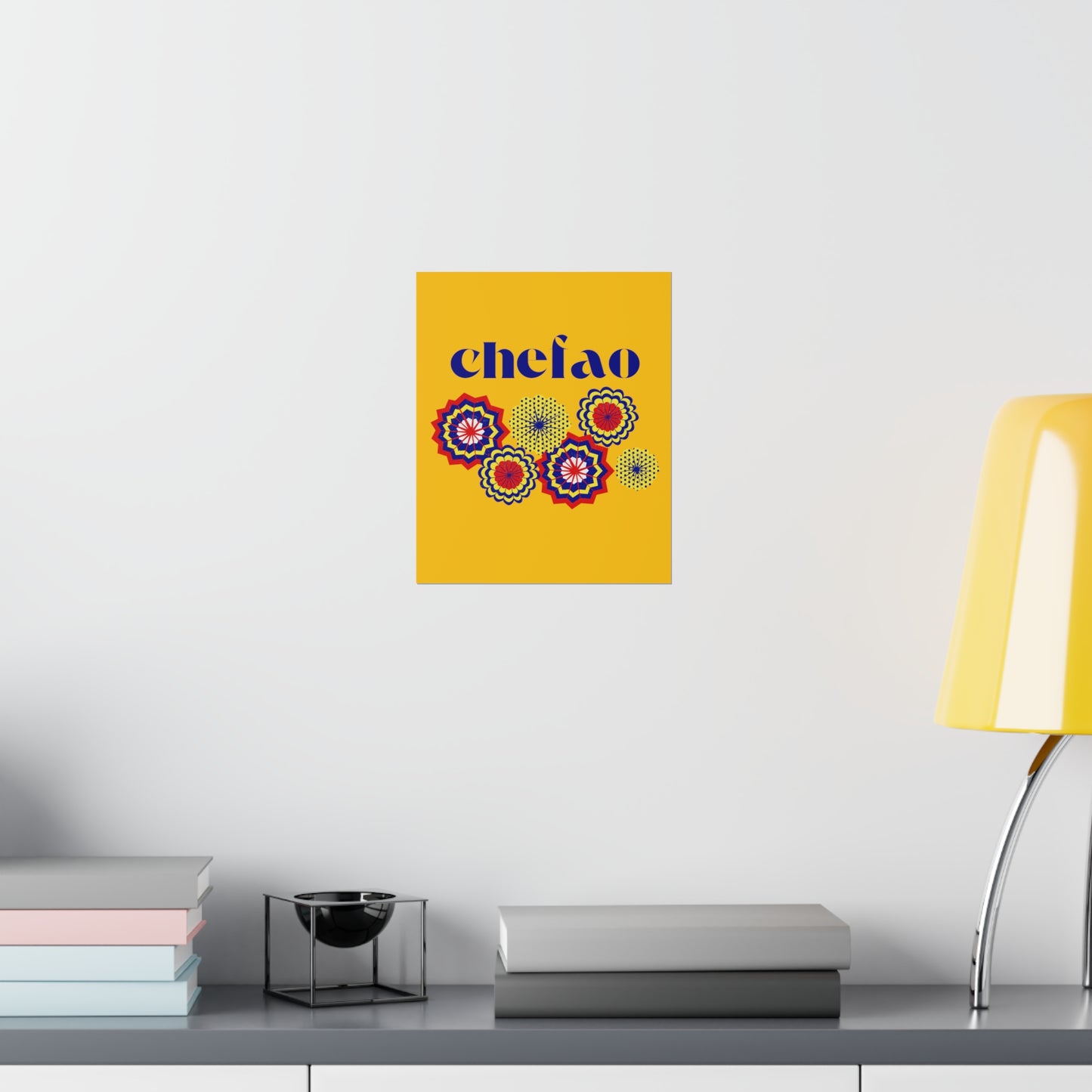 Chefao Paper Fans I, Premium Matte Vertical Posters