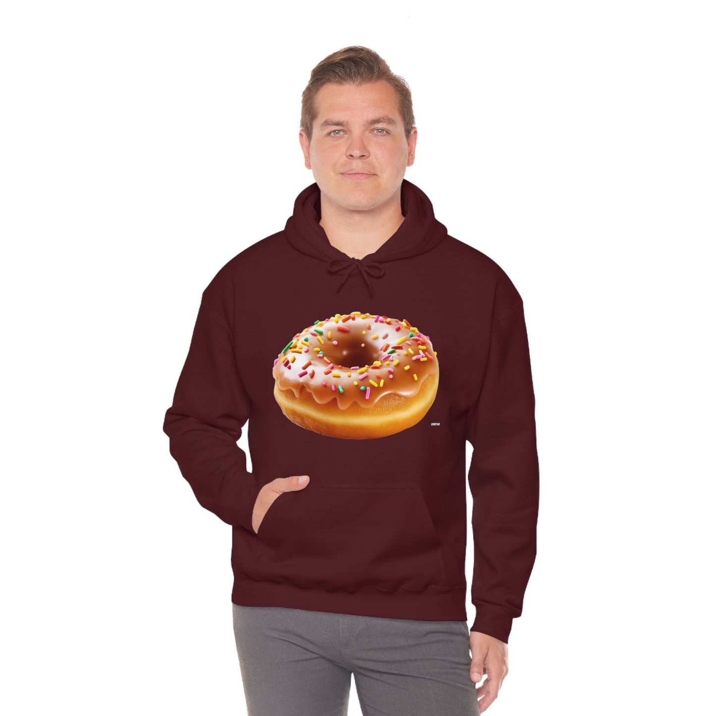 Sprinkled Donut, Unisex Heavy Blend Hooded Sweatshirt