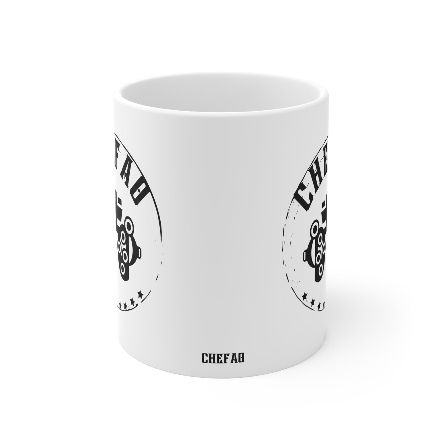 Chefao Ophthalmology II, White Coffee Mug, 11oz