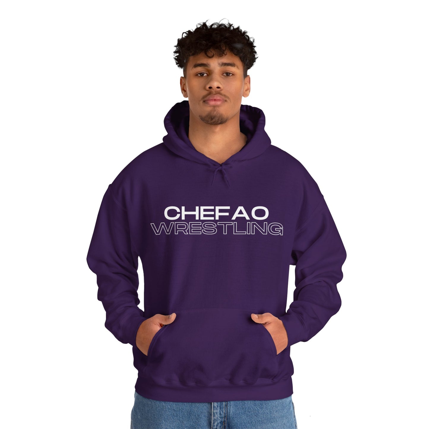 Chefao Wrestling XII, Unisex Heavy Blend™ Hooded Sweatshirt