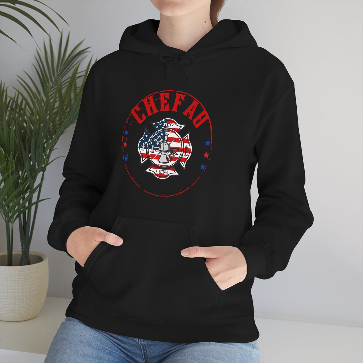 Chefao Fire II, Unisex Heavy Blend Hooded Sweatshirt