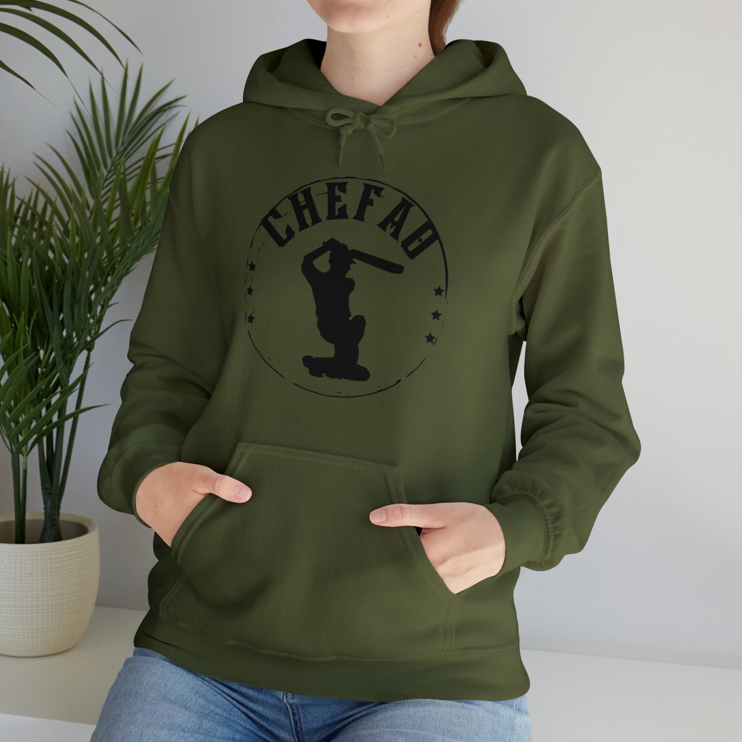 Chefao Cricket I, Unisex Heavy Blend Hooded Sweatshirt