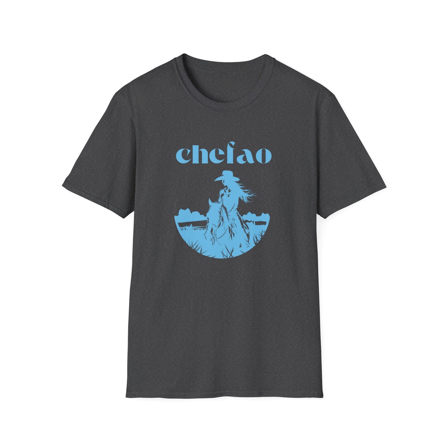 Chefao Cowgirl IV, Unisex Softstyle T-Shirt