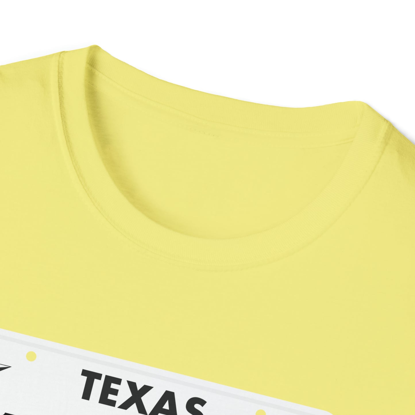 Chefao Texas License Plate I, Unisex Softstyle T-Shirt