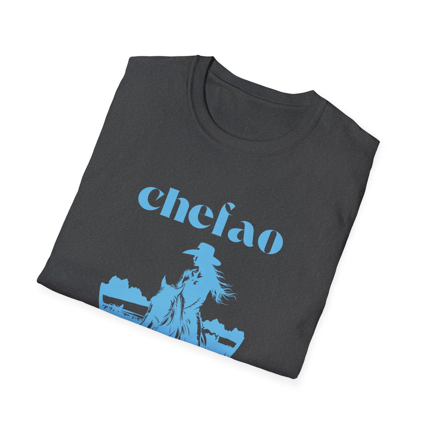 Chefao Cowgirl IV, Unisex Softstyle T-Shirt