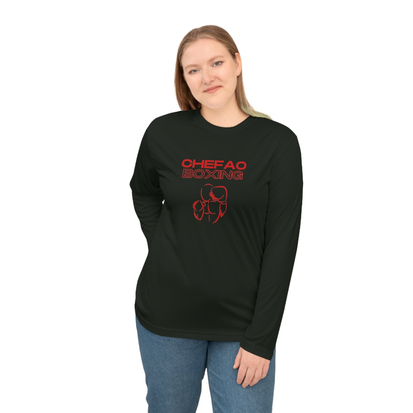 Chefao Boxing IV, Unisex Performance Long Sleeve Shirt