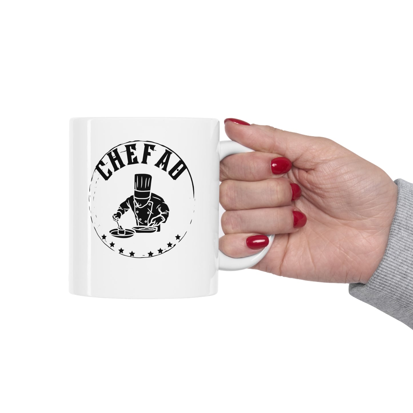 Chefao Chef I, White Coffee Mug, 11oz