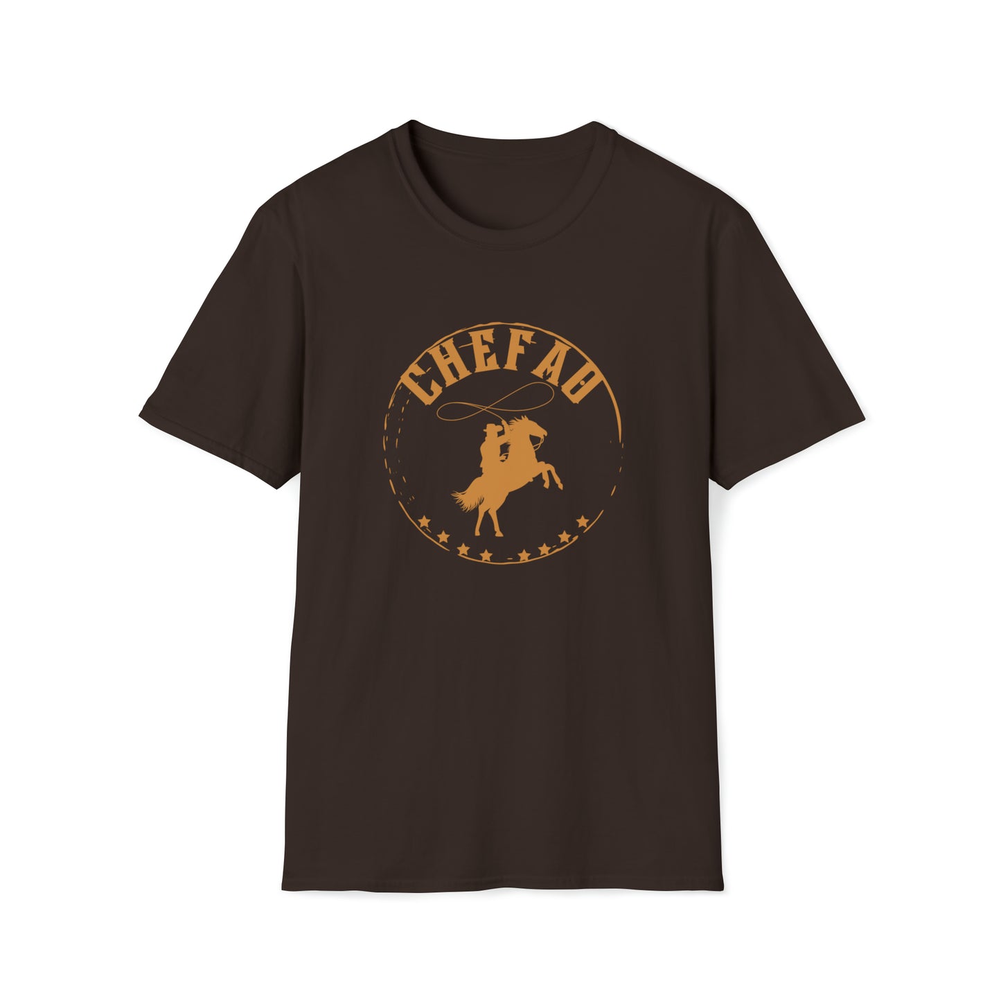 Chefao Cowboy V, Unisex Softstyle T-Shirt