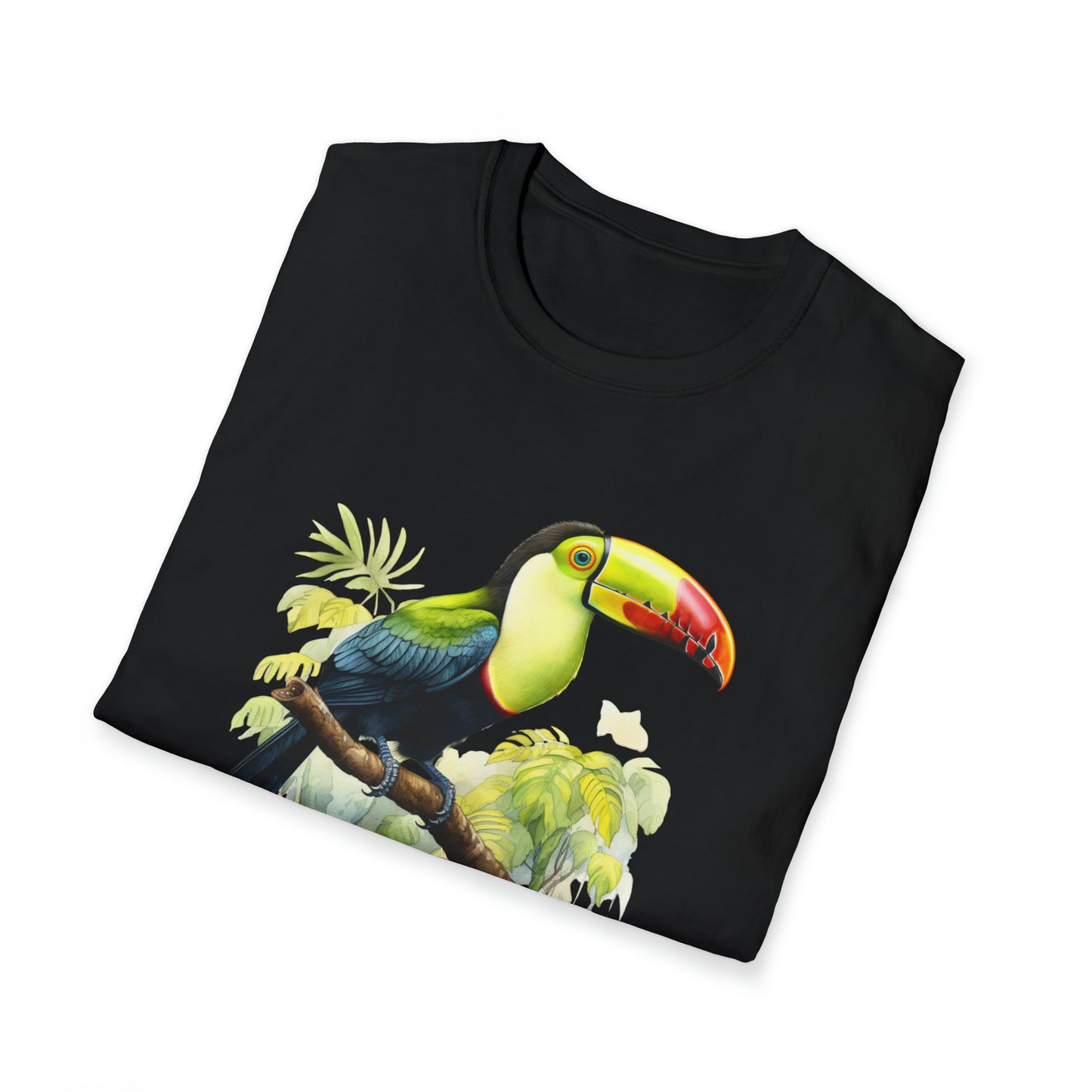 Keel Billed Toucan I,, Unisex Softstyle T-Shirt