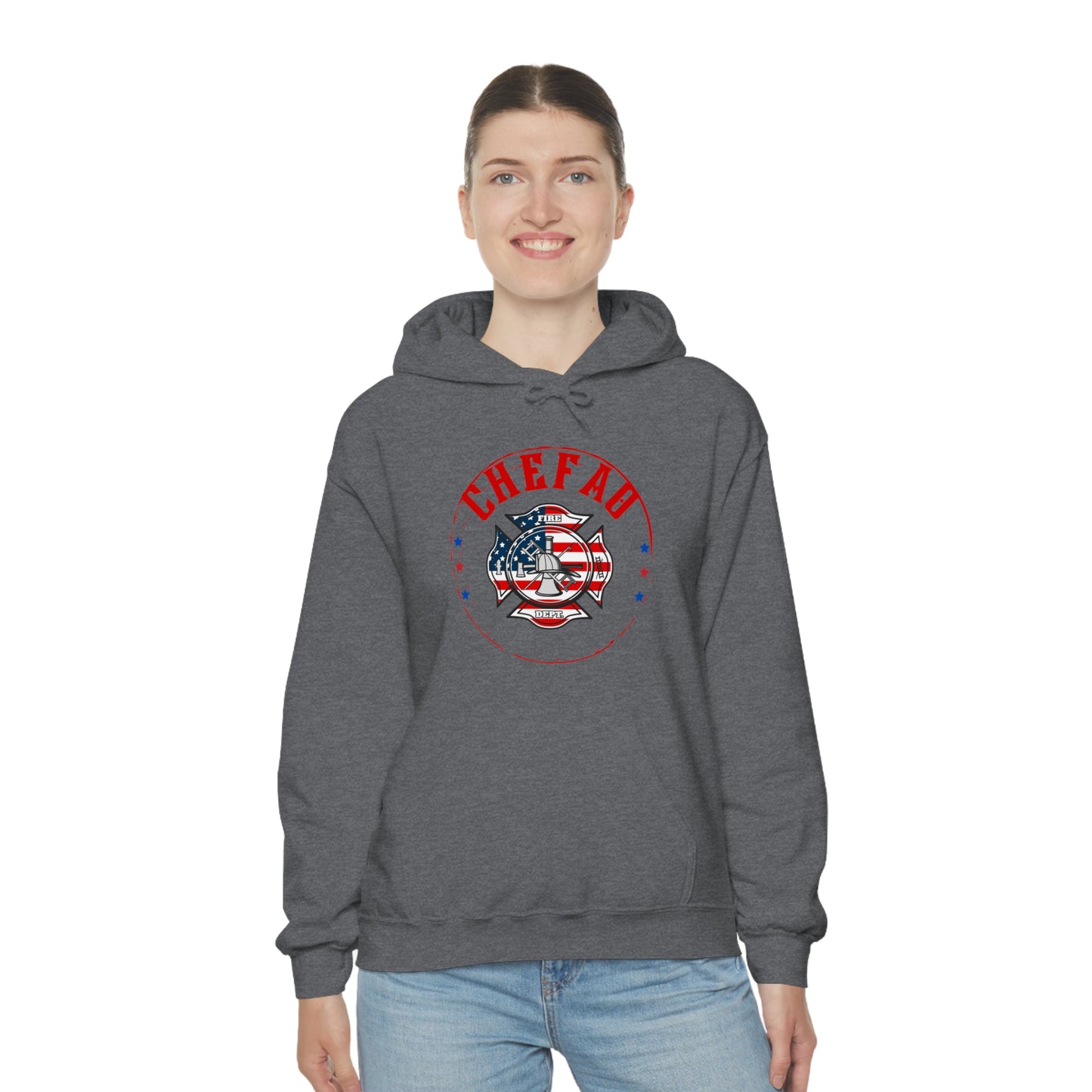 Chefao Fire II, Unisex Heavy Blend Hooded Sweatshirt