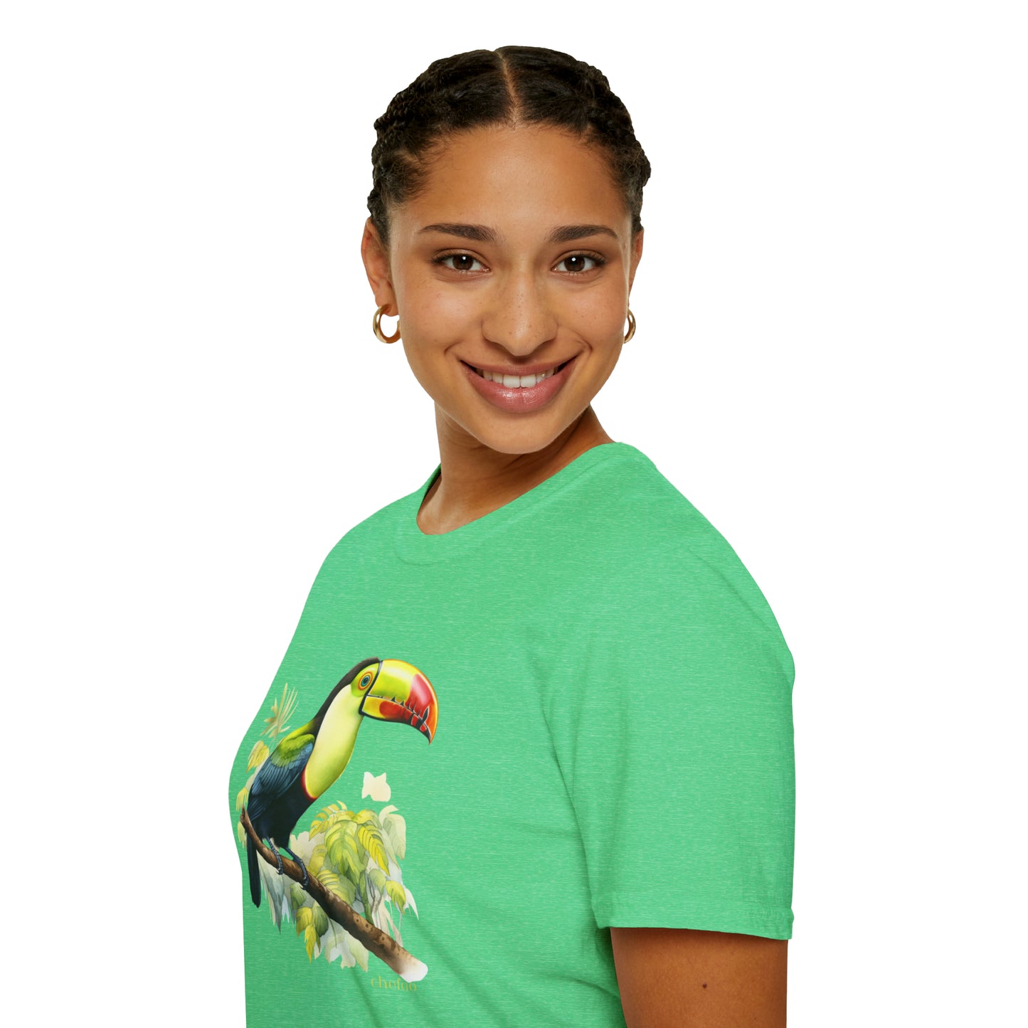 Keel Billed Toucan I,, Unisex Softstyle T-Shirt