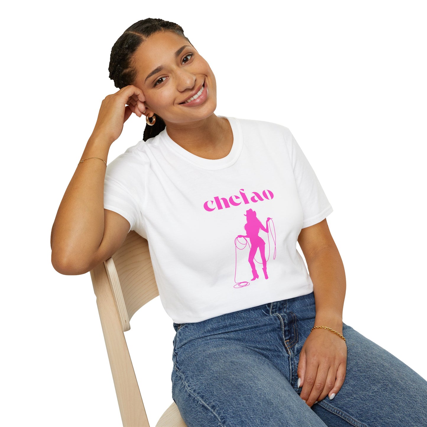 Chefao Cowgirl III, Unisex Softstyle T-Shirt