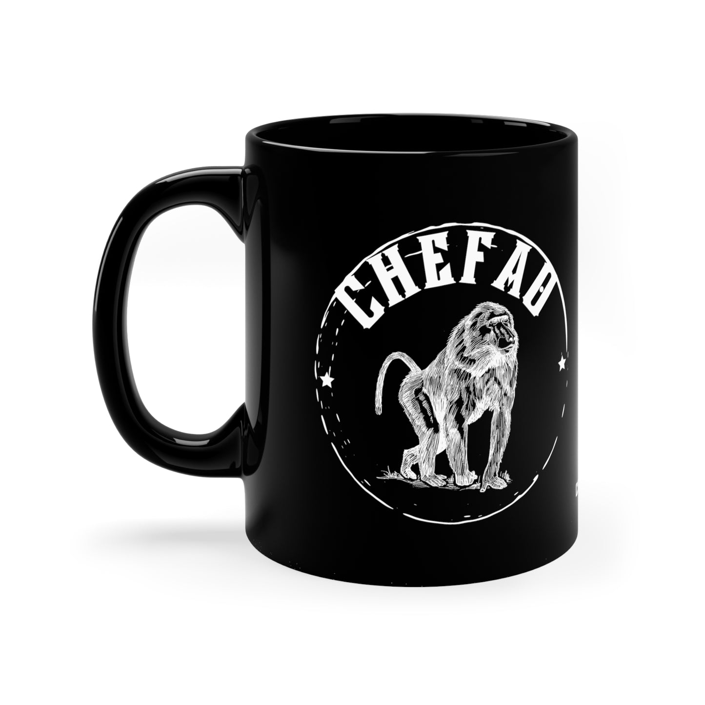 Chefao Baboon Mug, 11oz