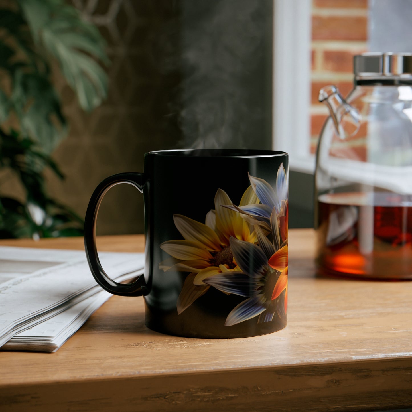 Gazania I, 11oz Black Coffee Mug