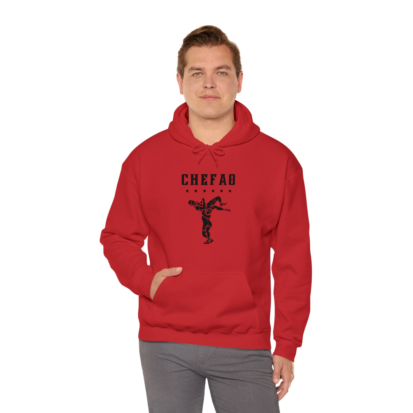 Chefao Wrestling The Nick Edition I, Unisex Heavy Blend Hooded Sweatshirt