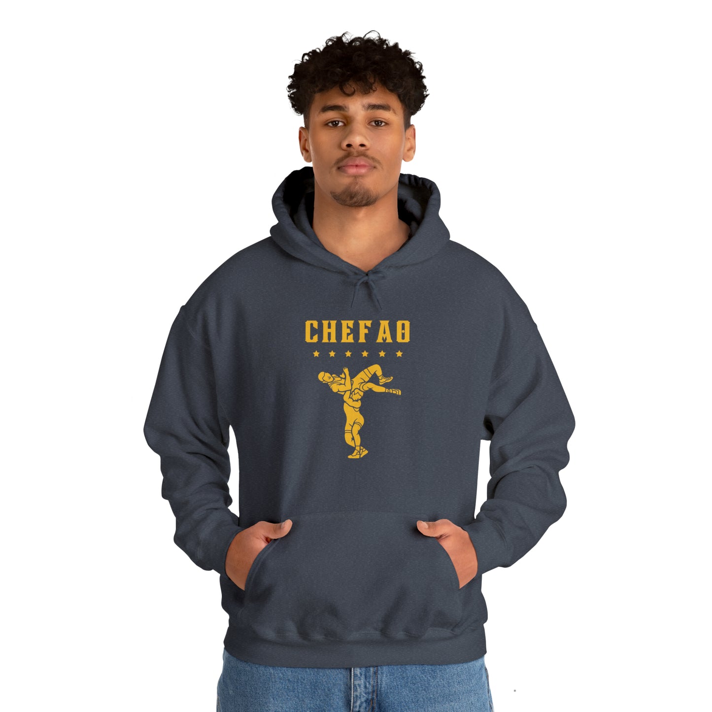 Chefao Wrestling The Nick Edition I, Unisex Heavy Blend Hooded Sweatshirt