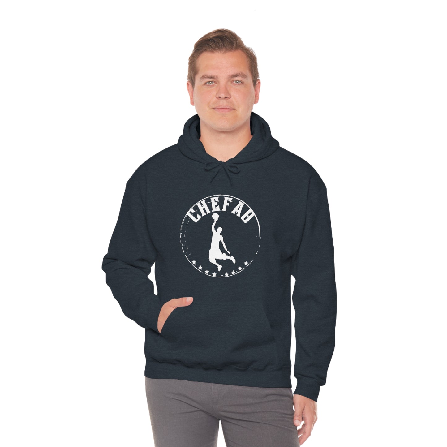 Chefao Basketball V Unisex Heavy Blend Hooded Sweatshirt