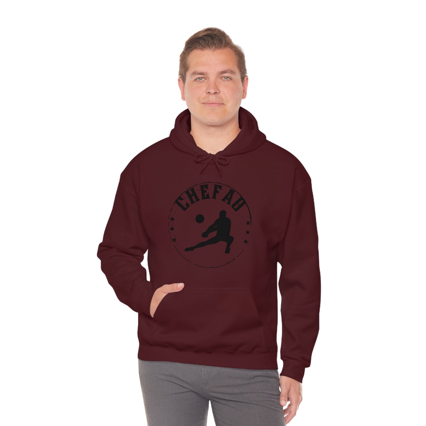 Chefao Volleyball II, Unisex Heavy Blend Hooded Sweatshirt