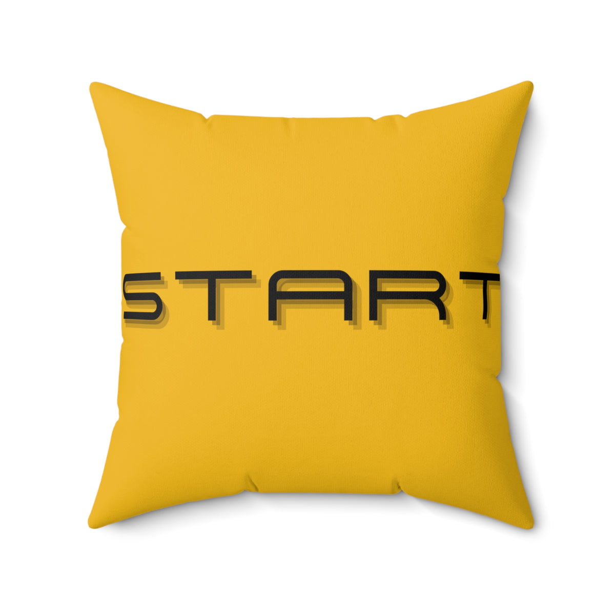 Start-Gameover, Spun Polyester Square Pillow